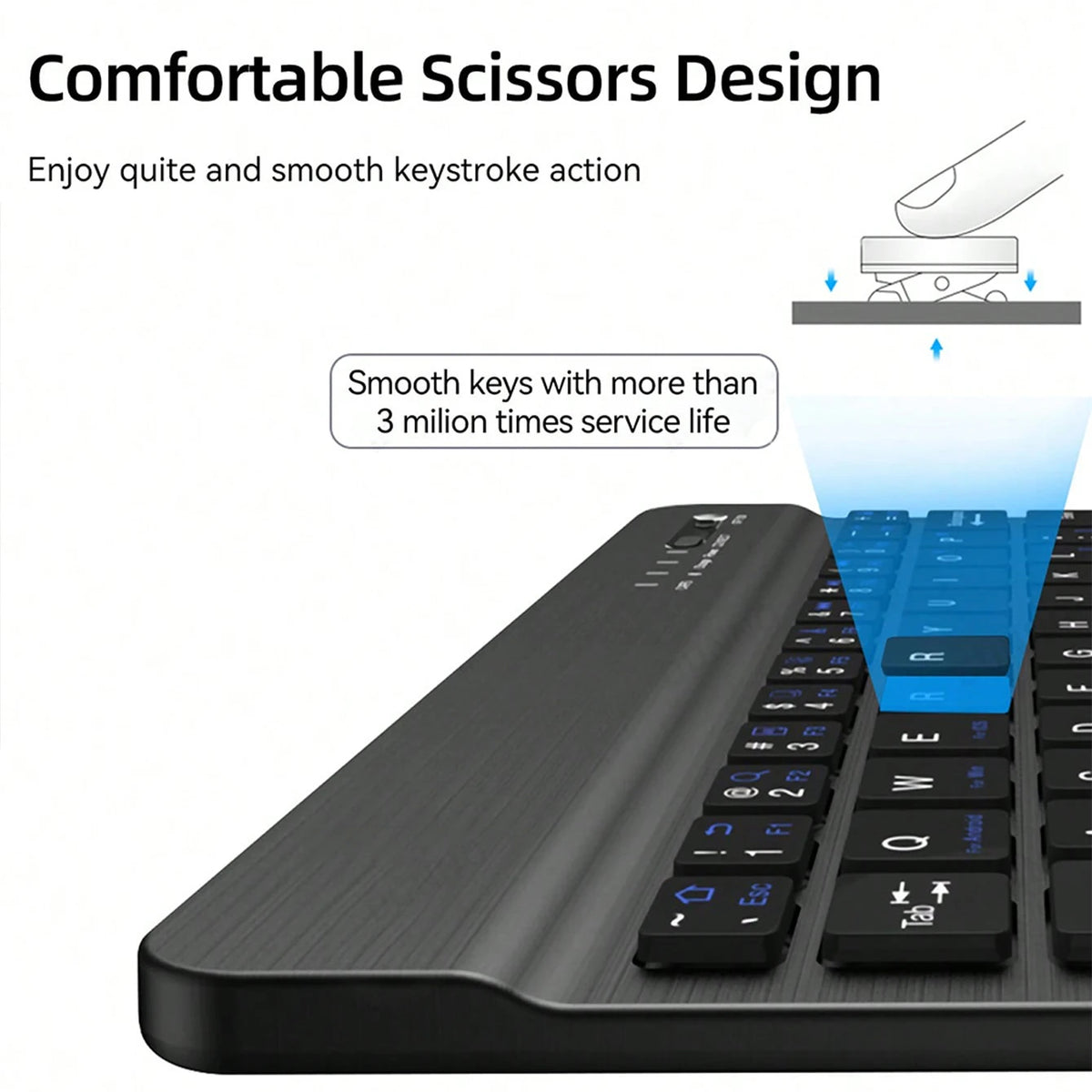 Multilingual Keyboard for Tablet Wireless Keyboard Computer Keyboards and Mice Magic Keyboard for iPad Tablet for Samsung S10 FE